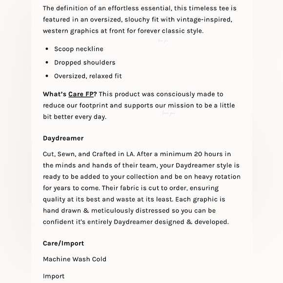 NEW Free People Cowboy Rodeo Onesize Tee - Picture 5 of 14